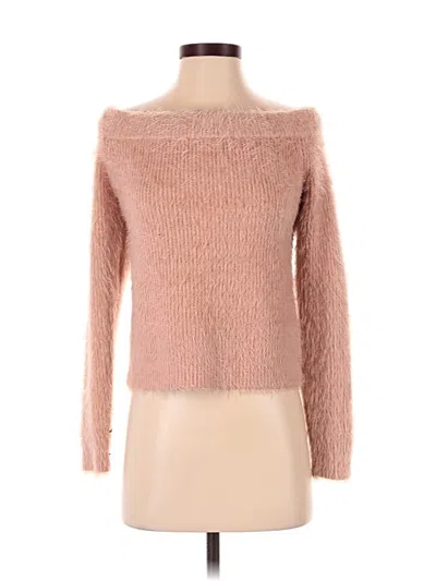 Pre-owned Minkpink Pullover Sweater In Pink