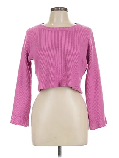 Pre-owned Minkpink Pullover Sweater In Pink