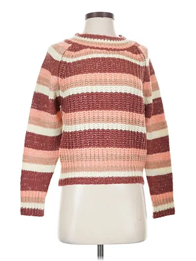 Pre-owned Minkpink Pullover Sweater In Red