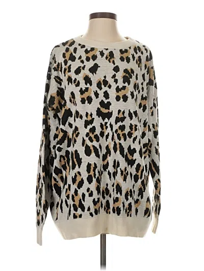 Pre-owned Minkpink Pullover Sweater In Tan