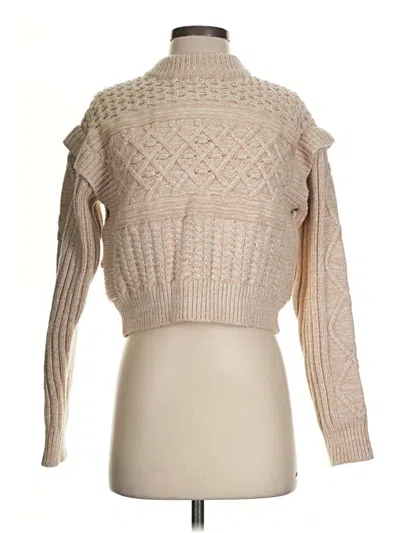 Pre-owned Minkpink Pullover Sweater In Tan