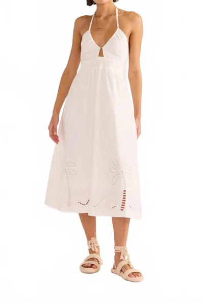 Minkpink Romina Midi Dress In White