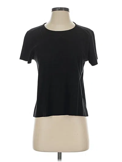 Pre-owned Minkpink Short Sleeve Top Black Crew Neck Tops