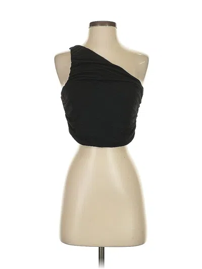 Pre-owned Minkpink Sleeveless Blouse In Black