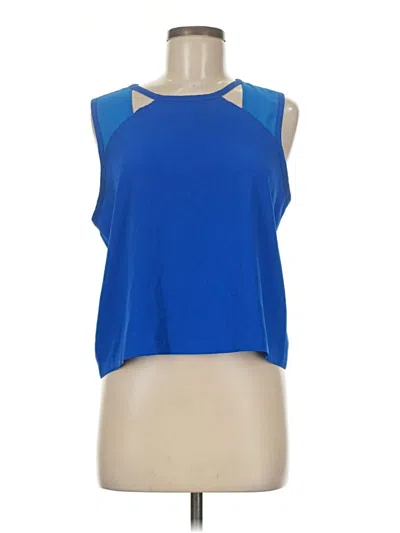 Pre-owned Minkpink Sleeveless Blouse In Blue