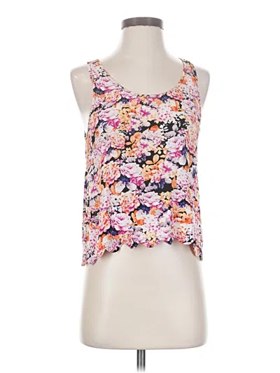 Pre-owned Minkpink Sleeveless Top Pink Strapless Neckline Tops