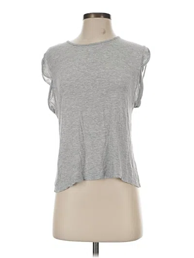 Pre-owned Minkpink Sleeveless T-shirt In Gray