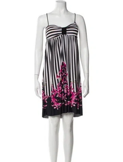 Pre-owned Minkpink Striped Mini Dress In Multi