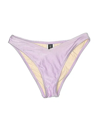 Pre-owned Minkpink Swimsuit Bottoms In Purple