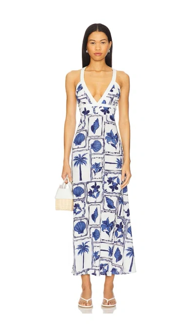 Minkpink Sylvie Panel Midi Dress In Postcard Floral