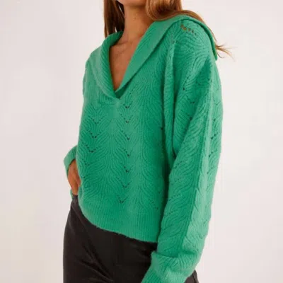 Minkpink Taylor Jumper Sweater In Spearmint In Green
