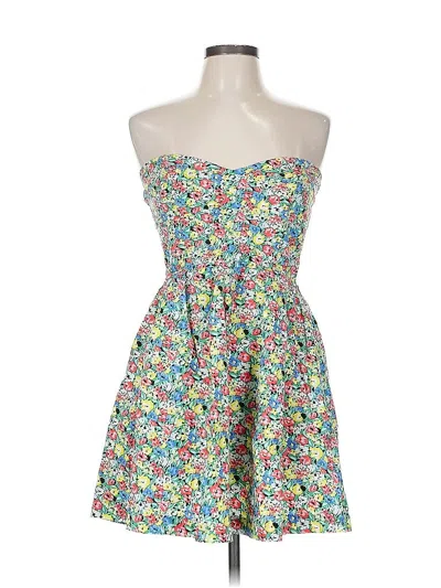 Pre-owned Minkpink Tube Top Yellow Strapless Neckline Tops