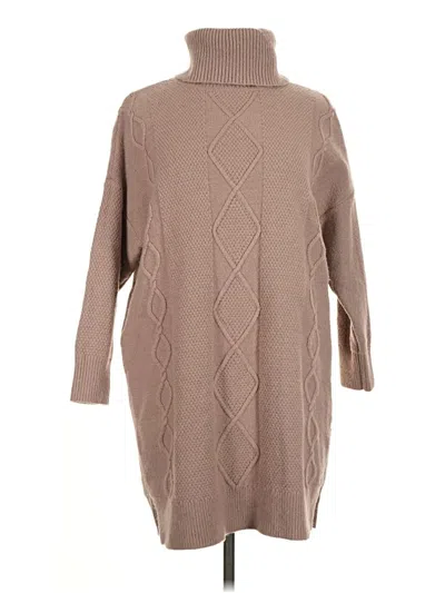 Pre-owned Minkpink Turtleneck Sweater In Brown