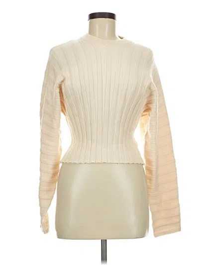 Pre-owned Minkpink Turtleneck Sweater In Ivory
