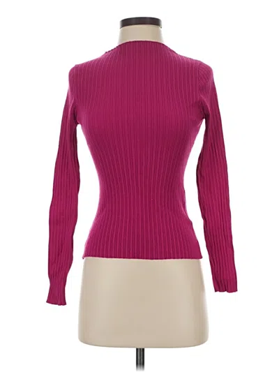 Pre-owned Minkpink Turtleneck Sweater In Purple