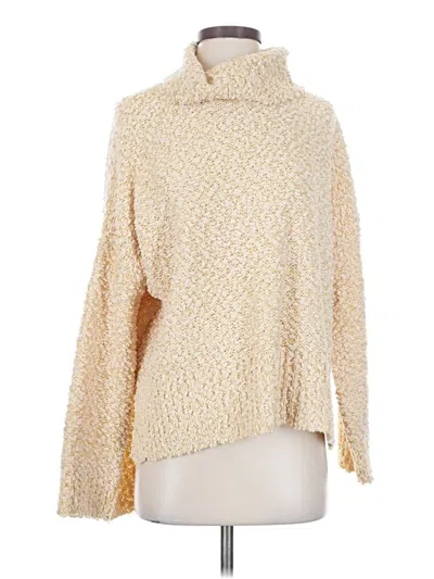 Pre-owned Minkpink Turtleneck Sweater In White