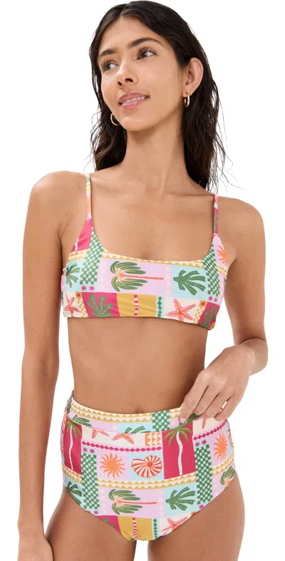 Minkpink Under The Sea Bikini Top Under The Sea