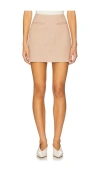 Minkpink Valeria Mini Skirt In Neutral