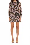 Minkpink Willow Belted Mini Dress In Black In Black