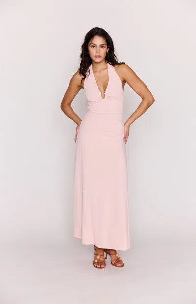 Minkpink Women's Amelia Halter Midi Dress In Light Pink