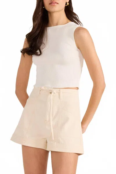 Minkpink Women's Codi Panel Short In Cream In Gold