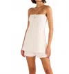 Minkpink Elora Bustier Top In White In Neutral