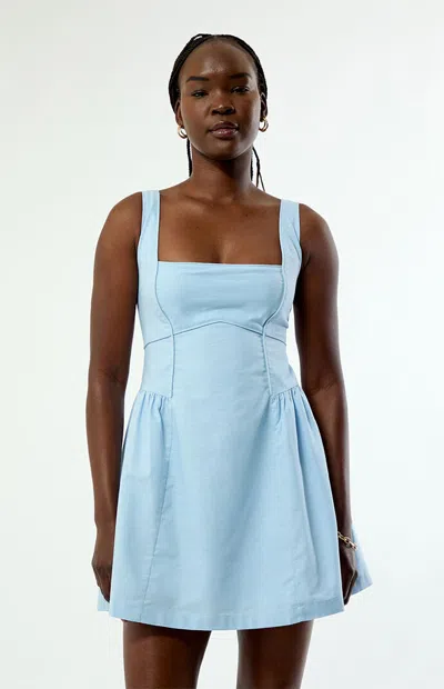 Minkpink Women's Ines Mini Dress In Sky Blue
