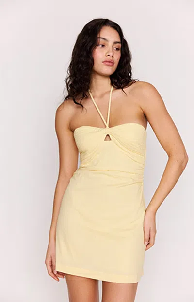 Minkpink Women's Kaia Mini Dress In Butter In Yellow