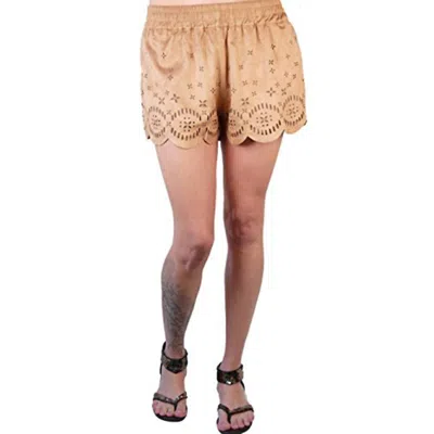 Minkpink Women Lackawanna Blues Faux Suede Shorts In Brown