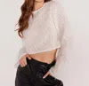 Minkpink Yuki Bell Sleeve Blouse In Ivory In Multi