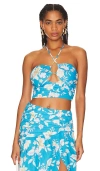 Minkpink Zinnia Top In Blue