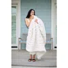Minky Couture Hugs Cream Blanket In White