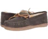 Minnetonka 3345 Slipper Womens 7 Gray Sheepskin Slip On Moc Toe Moccasin Khd2294 In Gray