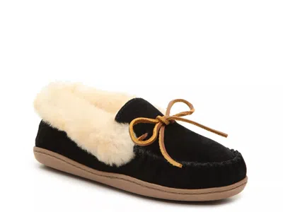 Minnetonka Alpine Slipper In Black
