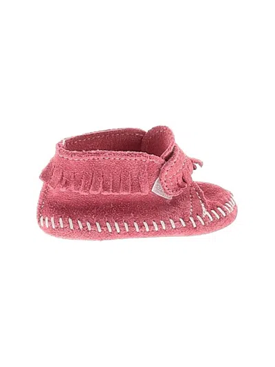Pre-owned Minnetonka Kids'  Booties In Pink