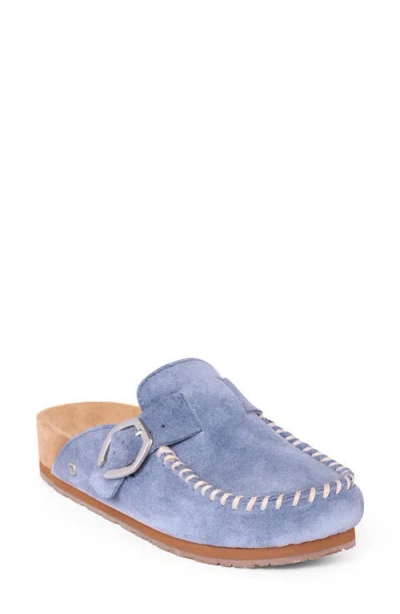 Minnetonka Buckle Clog In Blue