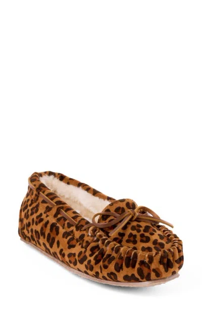 Minnetonka Cally Slipper In Animal Print