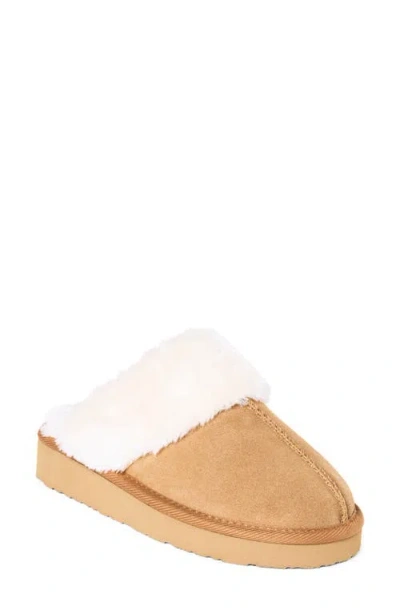 Minnetonka Chesney Hi Scuff Slipper In Brown