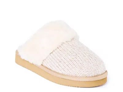 Minnetonka Chesney Scuff Slipper In Neutral