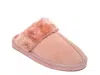 Minnetonka Chesney Scuff Slipper In Pink