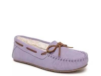 Minnetonka Comfy Moccasin Slipper In Black