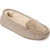 Minnetonka Cosi Faux Shearling Slipper In Brown