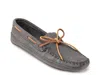Minnetonka Double Bottom Softsole Slipper In Gray
