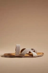 Minnetonka Faribee Sandals In Beige