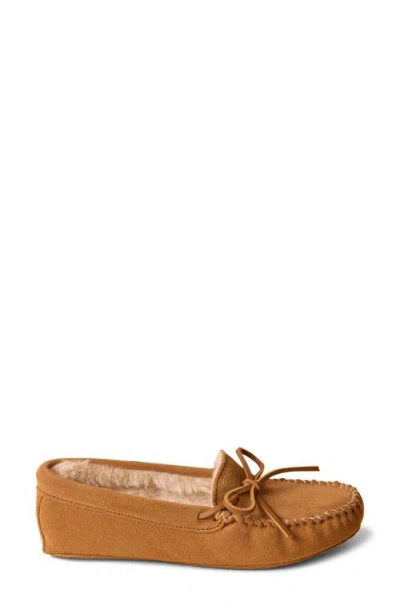 Minnetonka Faux Fur Lined Soft Sole Slipper