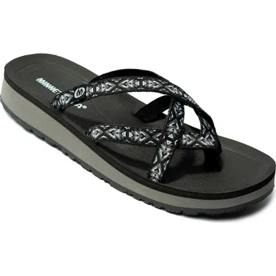 Minnetonka Hanna 2.0 Sandal In Black Minookamii