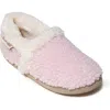 Minnetonka Kids' Daina Faux Fur Lined Slipper In Pink
