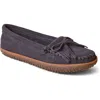 Minnetonka Kilty Tread Slipper In Blue
