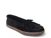 Minnetonka Kilty Tread Slipper In Black