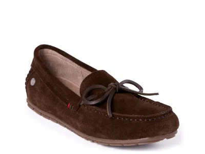 Minnetonka Loafer Moc Slipper In Dark Chocolate